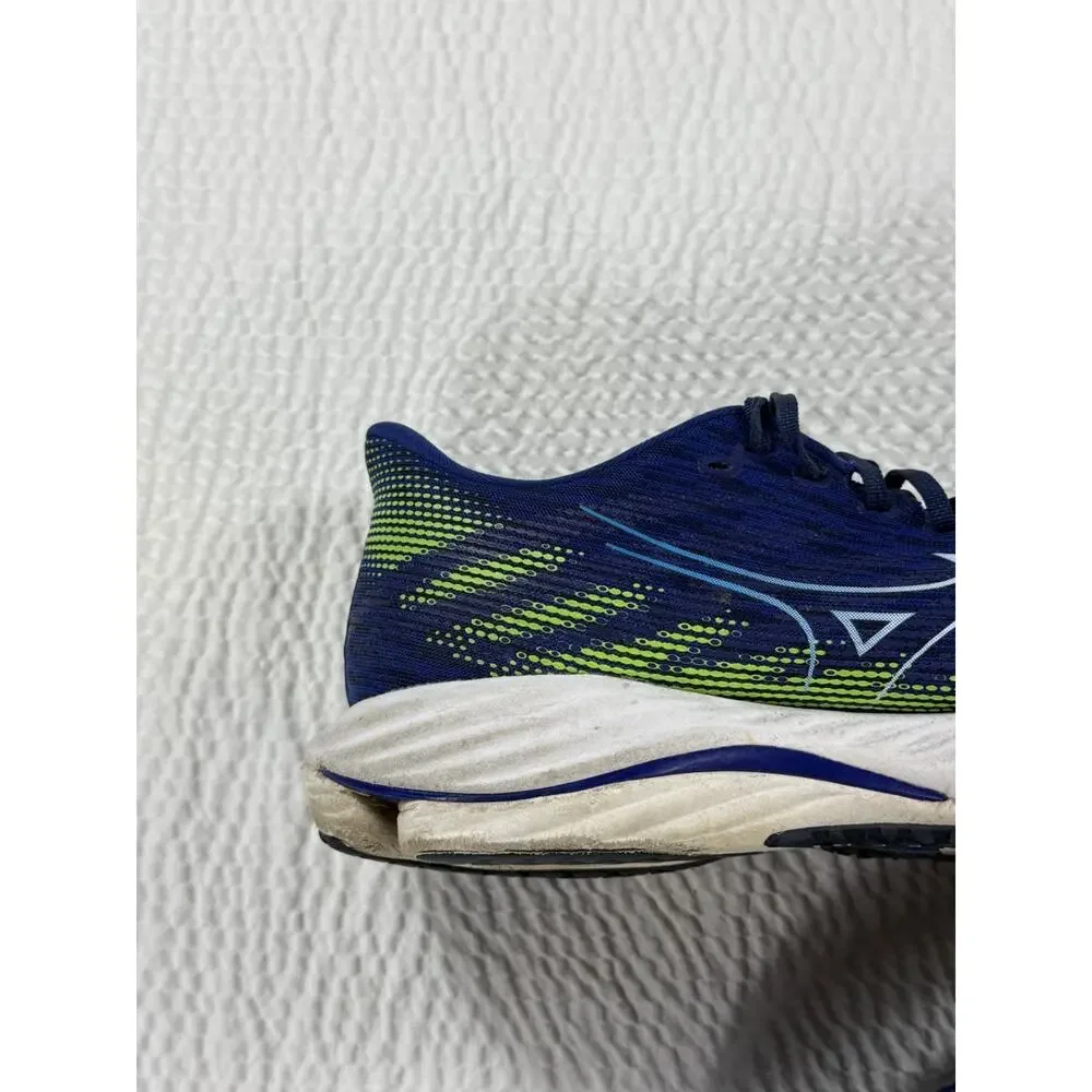 Mizuno Shoes Mens Size 13 Blue Green Wave Rider 28 Athletic Running Sneakers